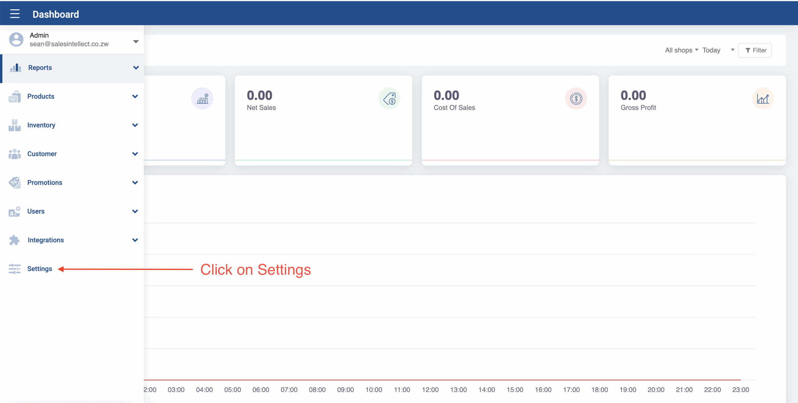 Sales Intellect POS Settings